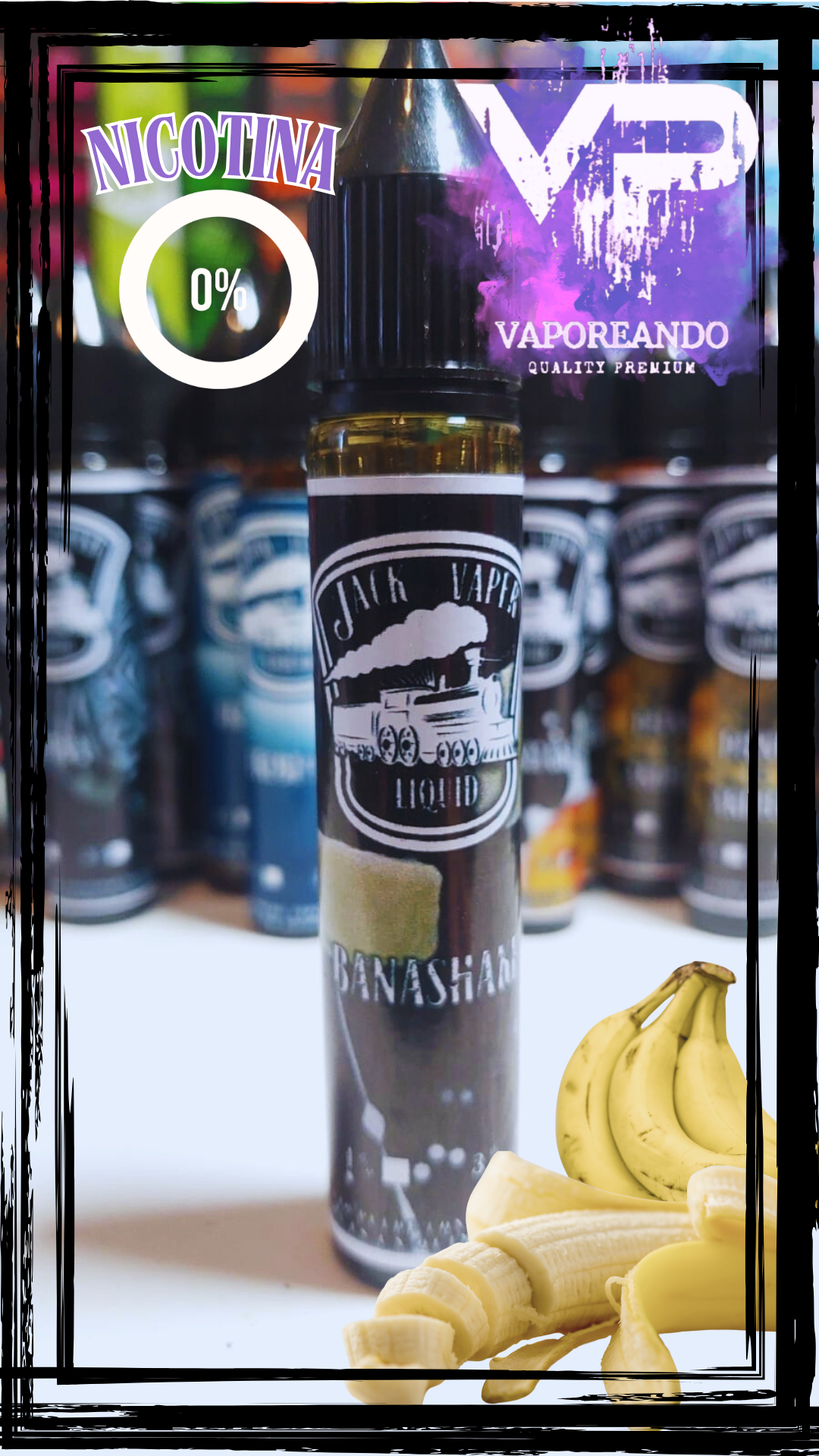 Jack Vaper Liquid 0% Nicotina