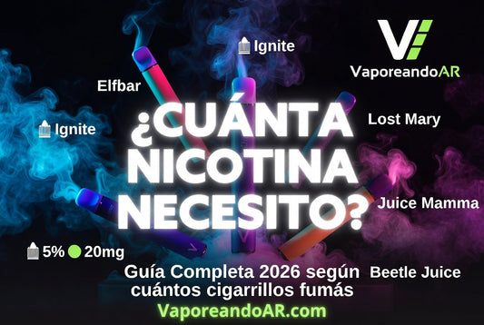 ¿Cuánta Nicotina Necesito? Guía Completa Según Cuánto Fumás (2026)